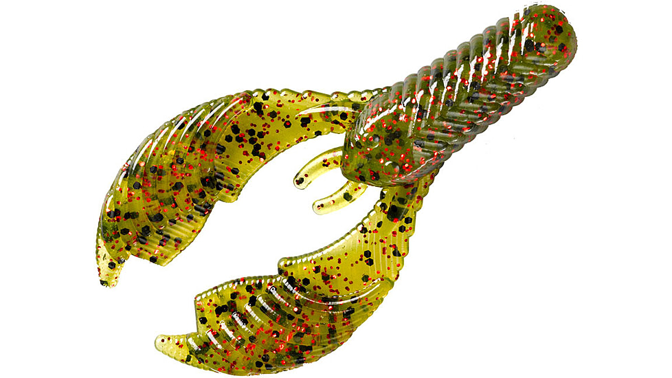 Yum Craw Chunk Bait, 8 Pack, 3.75in, Watermelon Red, YCCK302