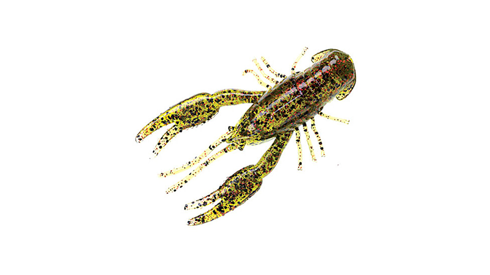 Yum Crawbug, 8 Pack, 2.5in, Watermelon Red Flake, YCRB202