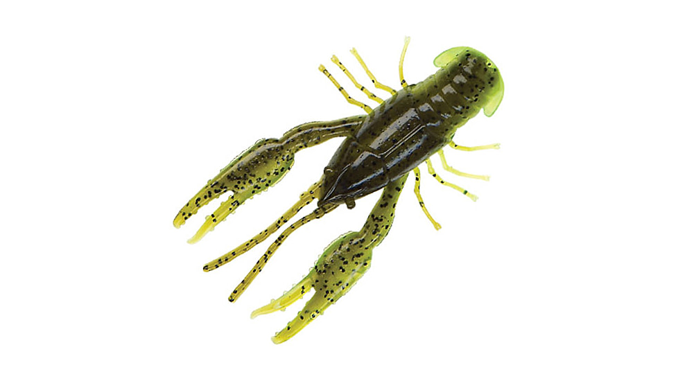 Yum Crawbug, 8 Pack, 3.25in, Green Pumpkin Chart, YCRB359