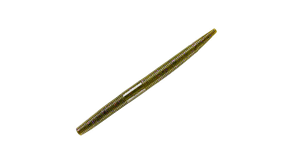 Yum Dinger, 10 Pack, 4in, Green Pumpkin Purple Flake 1, YDG444