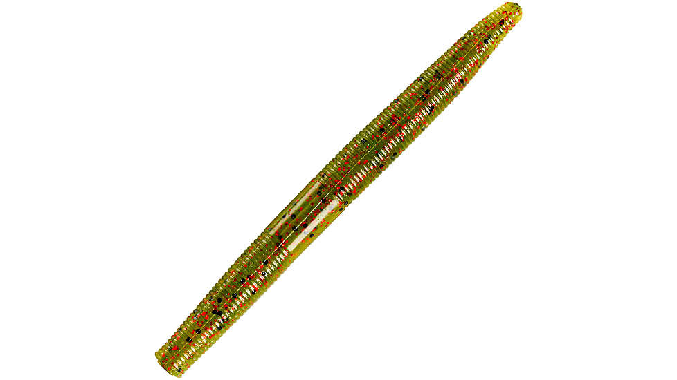 Yum Dinger Bulk Bait, 30 Pack, 4in, Watermelon/Red Flake, YDG4BK02-30