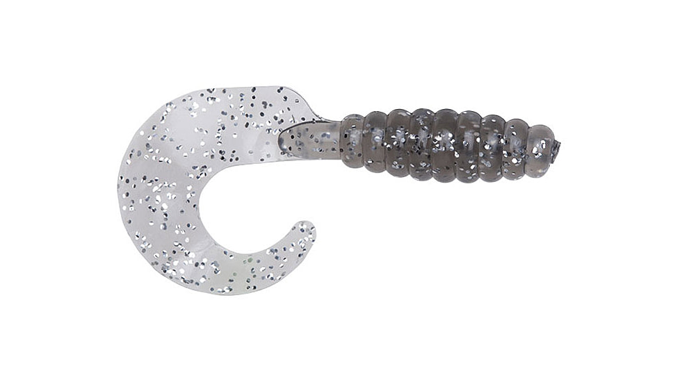 Yum Grub, 15 Pack, 3in, Smoke Silver Flake 1, YG365