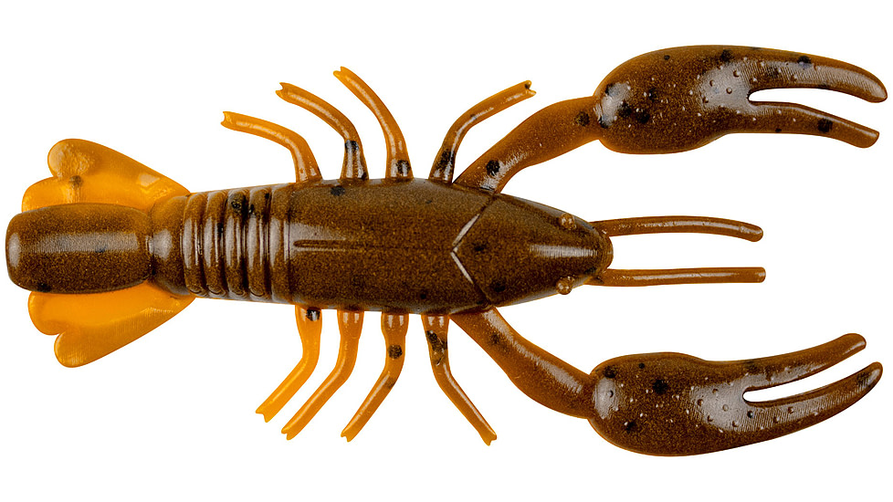 Yum Ned Craw Bait, 2in, Brown/Orange, YNC2359