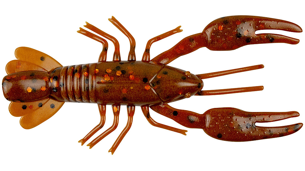 Yum Ned Craw Bait, 2in, Brwn Orange Flk, YNC2361