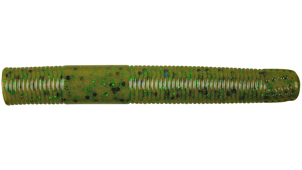 Yum Ned Dinger Bait, 3in, Amber Green Flk, YND3362