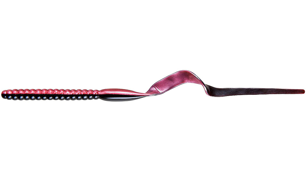 Yum Ribbontail Bait, 7.5in, Red Shad, YRBT713