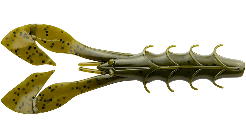 Yum Spine Craw Bait, 3.75in, Green Pumpkin, YSCR308
