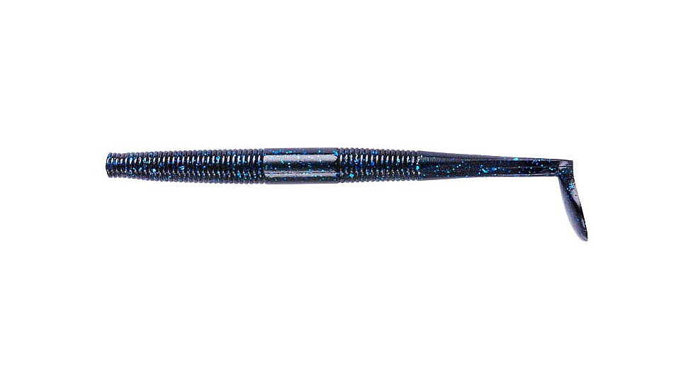 Yum Swim'n Dinger Bait, 10 Pack, 4in, Black Blue Flake, YSMD421