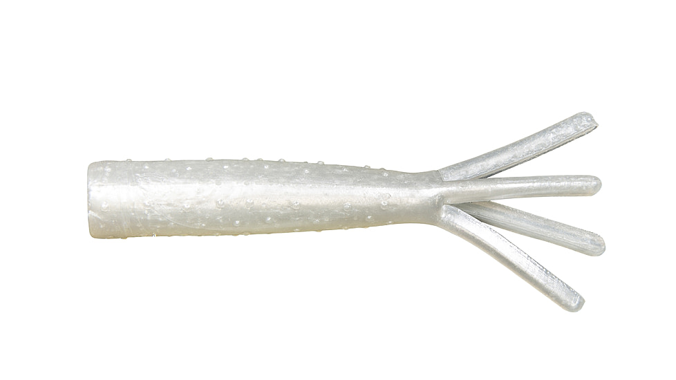 Z-man TRD Ticklerz Soft Bait, 8, 2.75in, Pearl, TTIC-84PK8