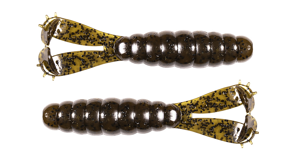 Z-man Billy Goat Soft Bait, 3 pack, 4.25in, Green Pumpkin, GT425-46PK3