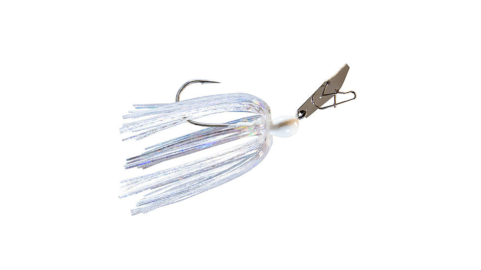 Z-man Chatterbait Swim Jig, 3/8oz, 4-1/2in, 5/0 Hook, Blue Glimmer, CB38-07