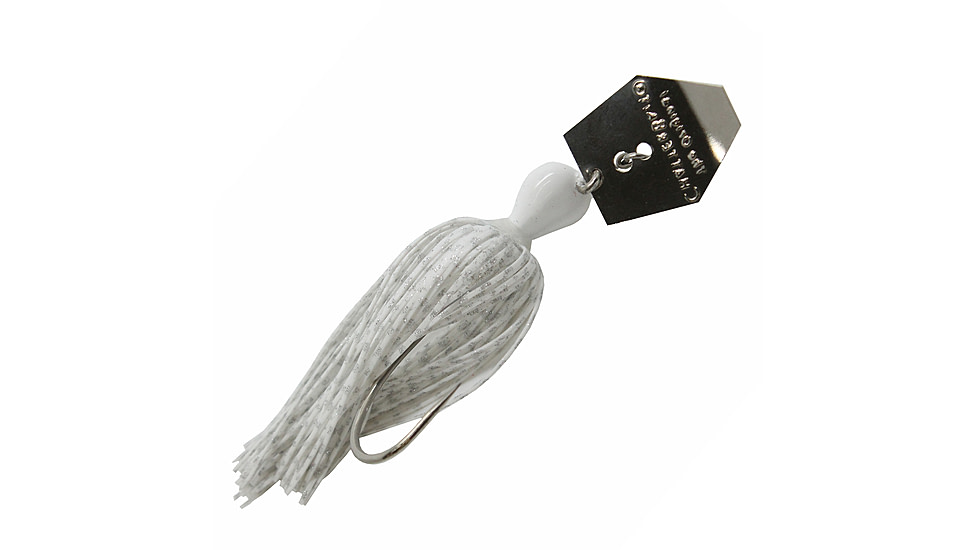 Z-man Chatterbait Swim Jig, 1/2oz, Hook, White, CB12-15