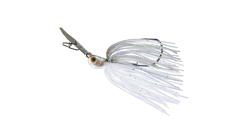 Z-man Chatterbait Jack Hammer Jig Head, 3/8oz, White, CBJH38-01