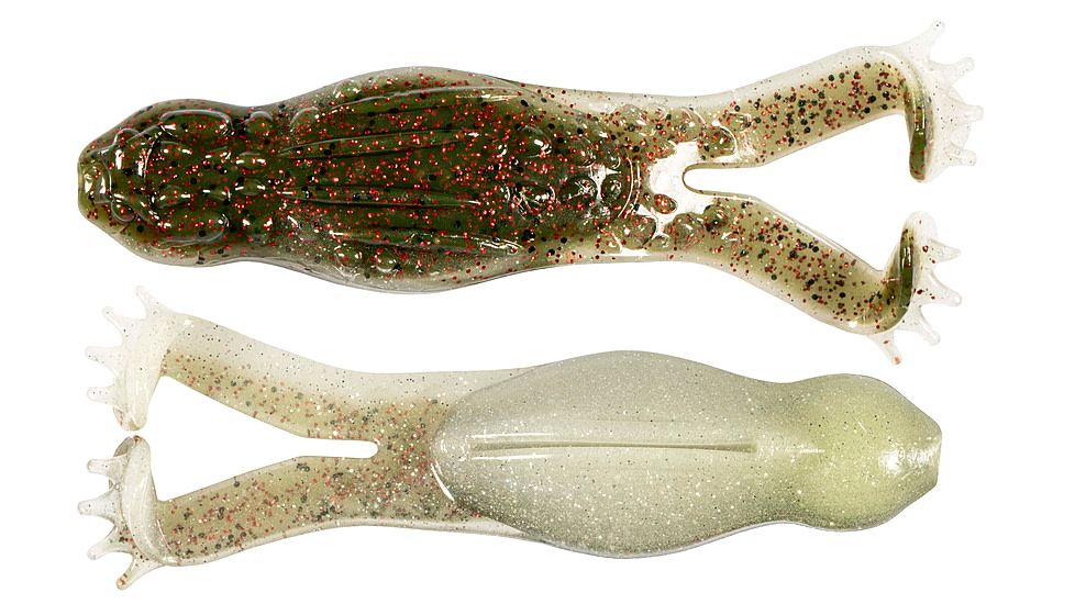 Z-man Goat Toadz Soft Bait, 3 pack, 4 in, Redbone, GTT-266PK3