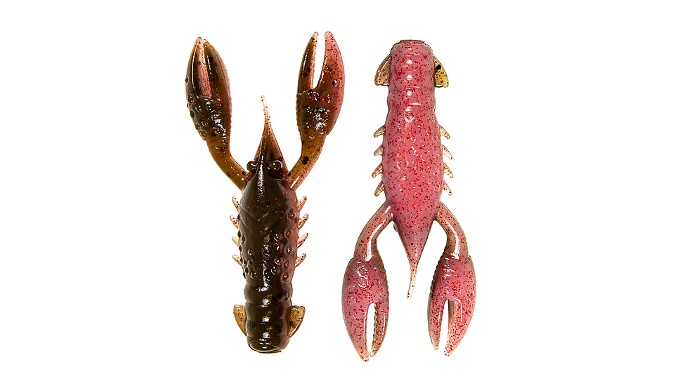 Z-man TRD Crawz Creature Bait, 6, 2.5in, Bubble Gut, TRDCR-356PK6