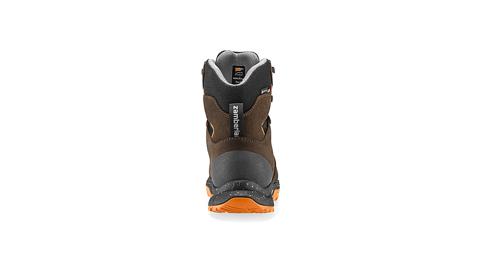 Zamberlan Thunder Pro GTX Hiking Shoes - Men's, PFAS-Free, Dark Brown/Orange, 10, 1210ZBOM-44.5-10