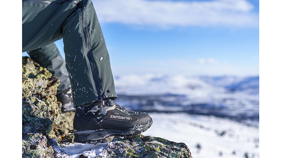 Zamberlan Ull GTX RR WL PL Boa Hiking Shoes - Mens, PFAS-Free, Black/Grey, 12, 3032ZBGM-47-12