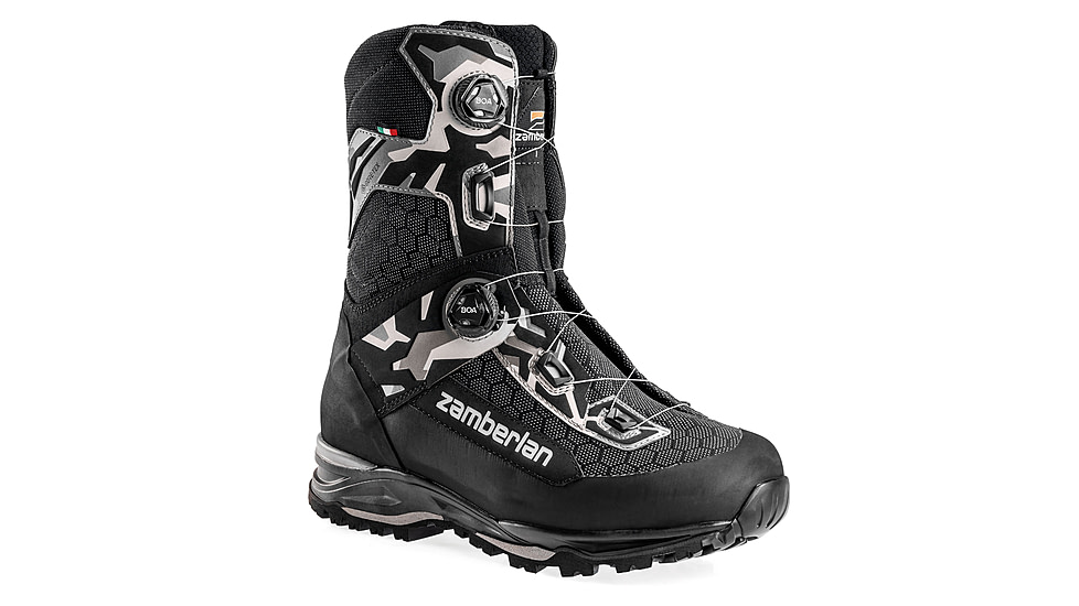 Zamberlan Ull GTX RR WL PL Boa Hiking Shoes - Mens, PFAS-Free, Black/Grey, 12, 3032ZBGM-47-12