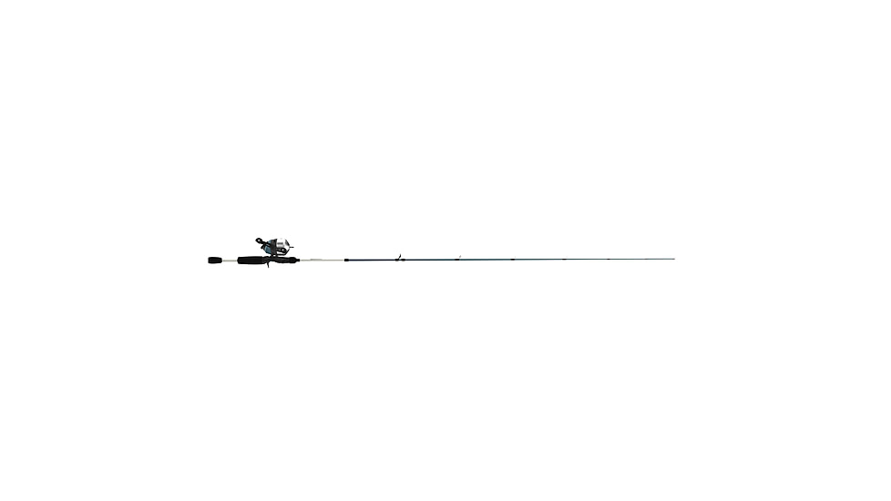Zebco 33 Custom-Z Spincast Reel and Rod Combo, 6ft 6in 2-PC Telescopic Rod, Medium, Fast, SZ 30 Reel, 4.1-1 Ratio, 14-PC Strike King Tackle Kit, Silver/Blue, 33CZ1SK662M.FB4