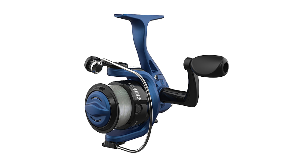 Zebco Slingshot Spinning Reel and Rod Combo, 6ft 2-PC Pole, SZ 20 Reel, Changeable Righ/Left Retrieve, Pre-Spooled w/ 8lb Zebco Cajun Line, Blue, SLSPBL602ML.NS4