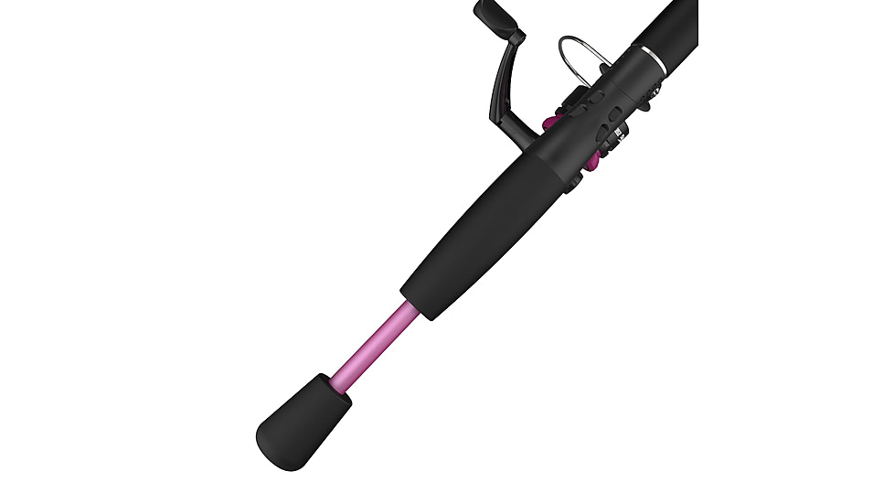 Zebco Slingshot Spinning Reel and Rod Combo, 6ft 2-PC Pole, SZ 20 Reel, Changeable Righ/Left Retrieve, Pre-Spooled w/ 8lb Zebco Cajun Line, Purple, SLSPPL602ML.NS4