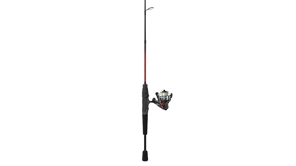 Zebco Verge Spinning Reel and Rod Combo, 5ft 2-PC Pole, SZ 05 Reel, Changeable Righ/Left Retrieve, Pre-Spooled w/ 4lb Zebco Line, Black, VERGE05502UL.NS3