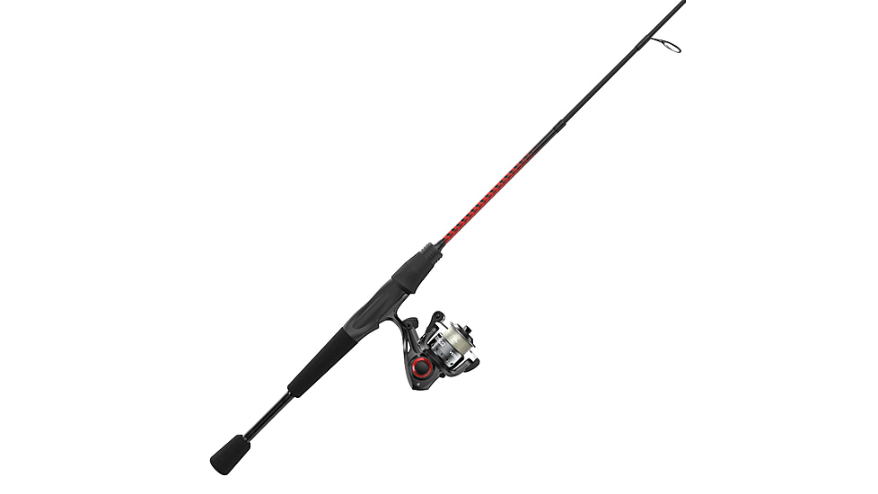 Zebco Verge Spinning Reel and Rod Combo, 5ft 2-PC Pole, SZ 05 Reel, Changeable Righ/Left Retrieve, Pre-Spooled w/ 4lb Zebco Line, Black, VERGE05502UL.NS3