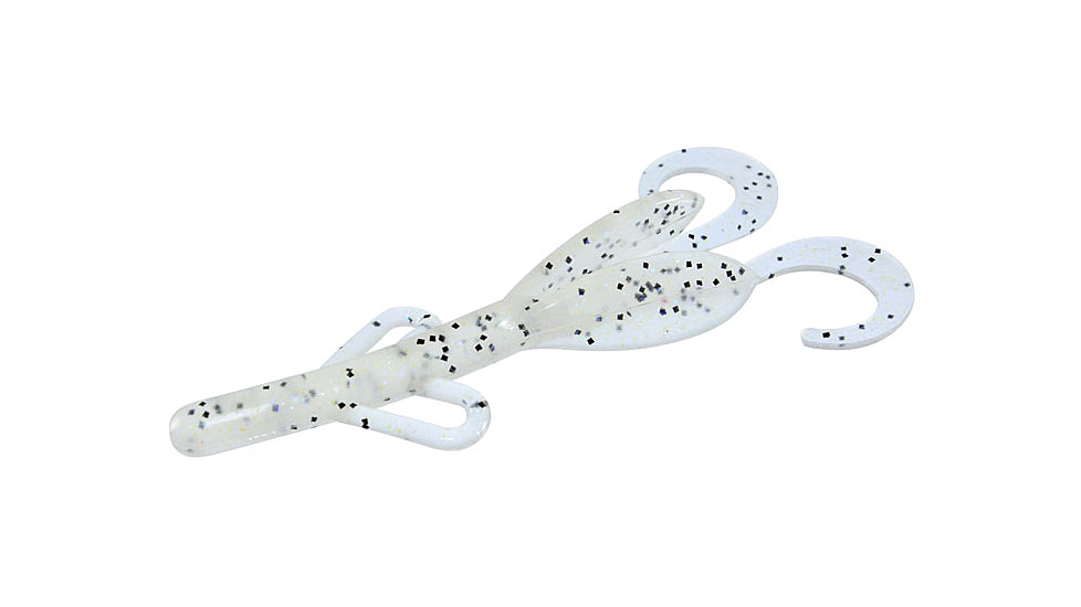Zoom Baby Brush Hog Creature Bait, 12 Pack, 4in, Disco Violet, 042300X