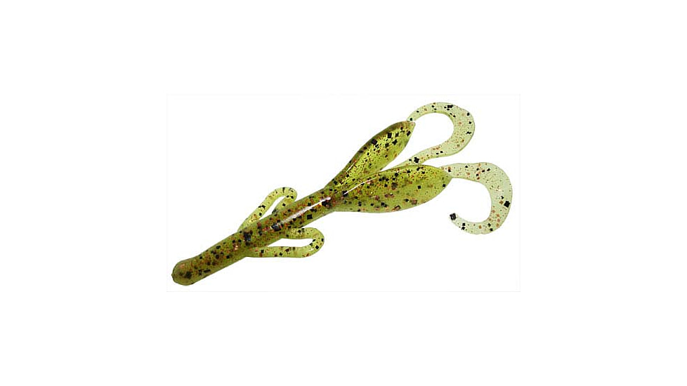 Zoom Baby Brush Hog Creature Bait, 12 Pack, 4in, Houdini, 042297X