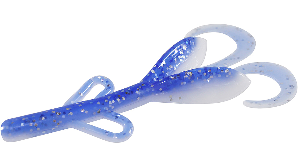 Zoom Baby Brush Hog Creature Bait, 12 Pack, 4in, Kentucky Flash, 042380X