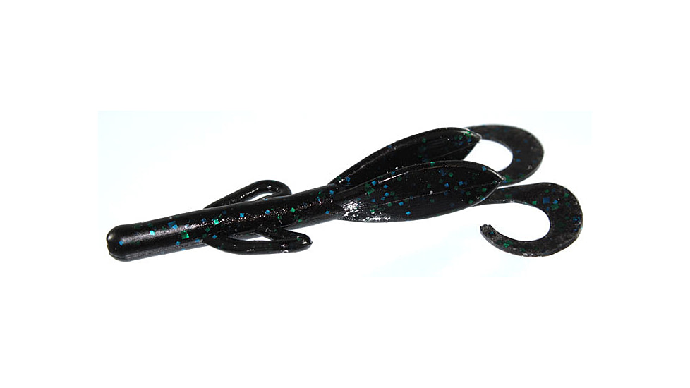 Zoom Baby Brush Hog Creature Bait, 12 Pack, 4in, MM Moonbug, 042389X
