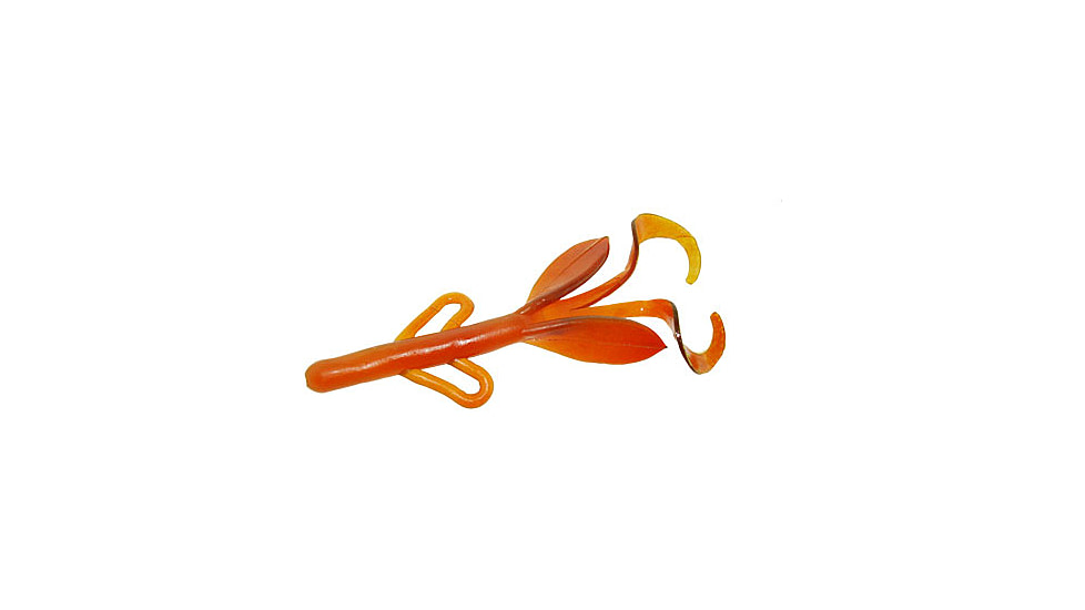 Zoom Baby Brush Hog Creature Bait, 12 Pack, 4in, Motoroil, 042116X