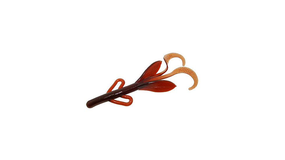 Zoom Baby Brush Hog Creature Bait, 12 Pack, 4in, Scuppernong, 042096X