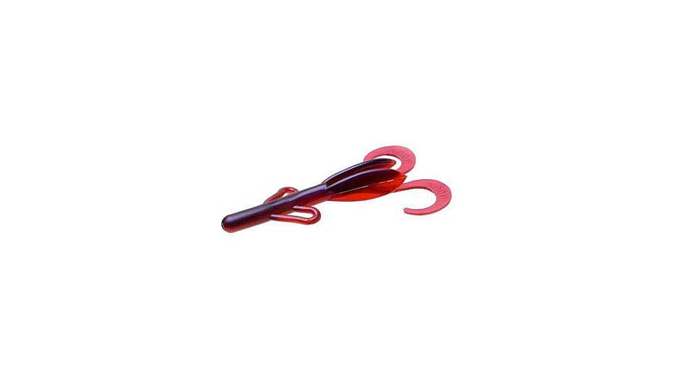 Zoom Baby Brush Hog Creature Bait, 12 Pack, 4in, Tequila Sunrise, 042048X