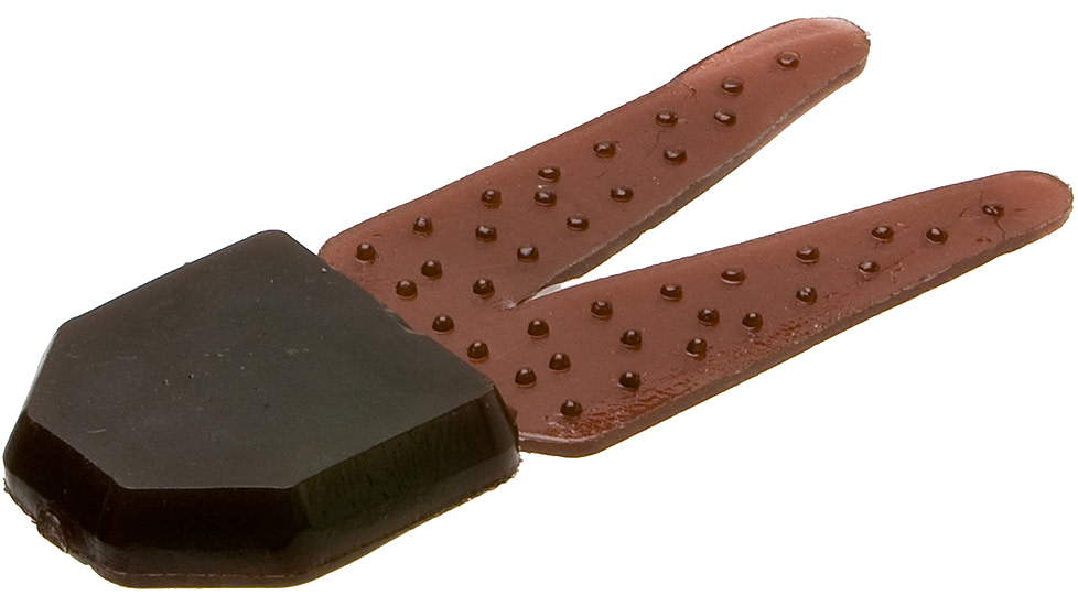 Zoom Big Chunk Jig Trailer, 5 Pack, 3.25in, Brown, 028117X