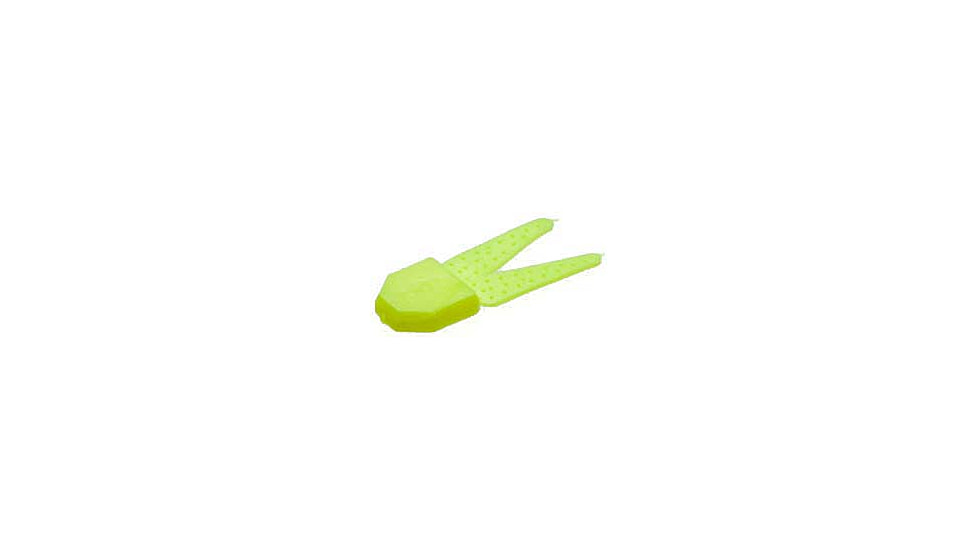 Zoom Big Chunk Jig Trailer, 5 Pack, 3.25in, Chartreuse Pearl, 028046X