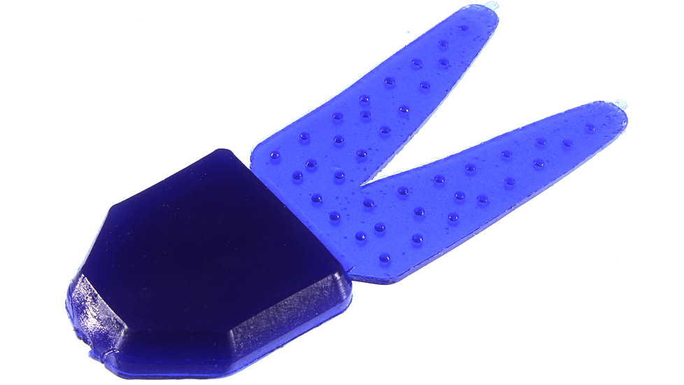 Zoom Big Chunk Jig Trailer, 5 Pack, 3.25in, Flippin Purple, 028101X