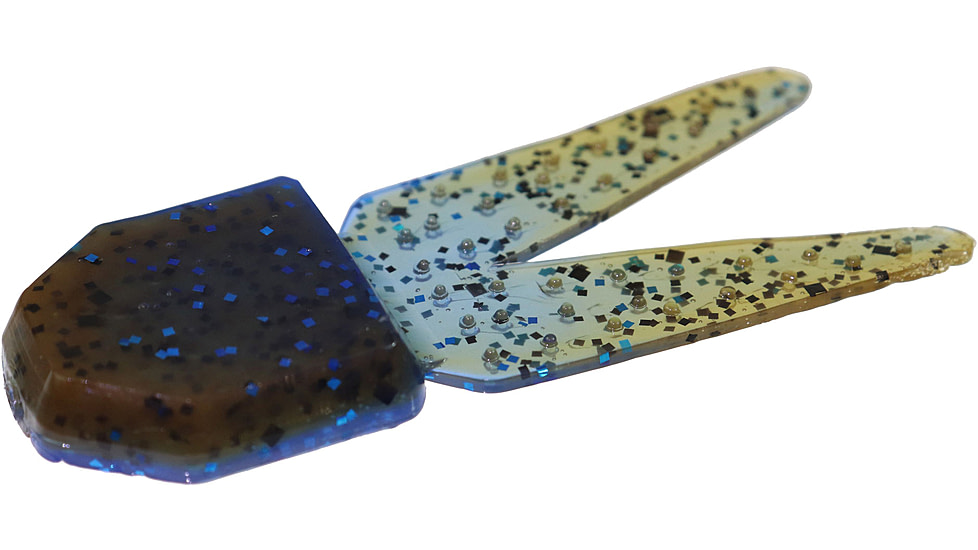 Zoom Big Chunk Jig Trailer, 5 Pack, 3.25in, Okeechobee Craw, 028251X