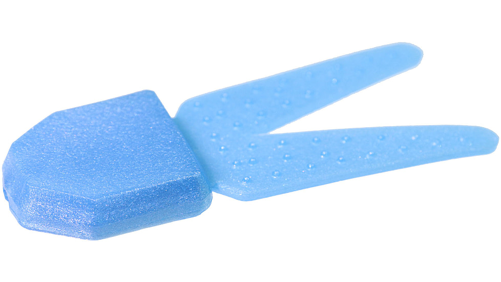 Zoom Big Chunk Jig Trailer, 5 Pack, 3.25in, Powder Blue, 028207X