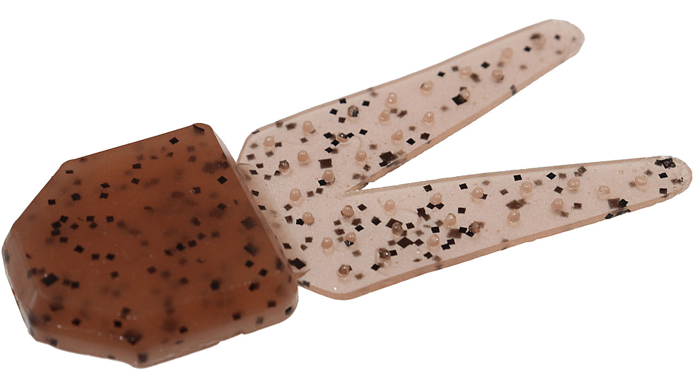 Zoom Big Chunk Jig Trailer, 5 Pack, 3.25in, Pumpkin, 028013X