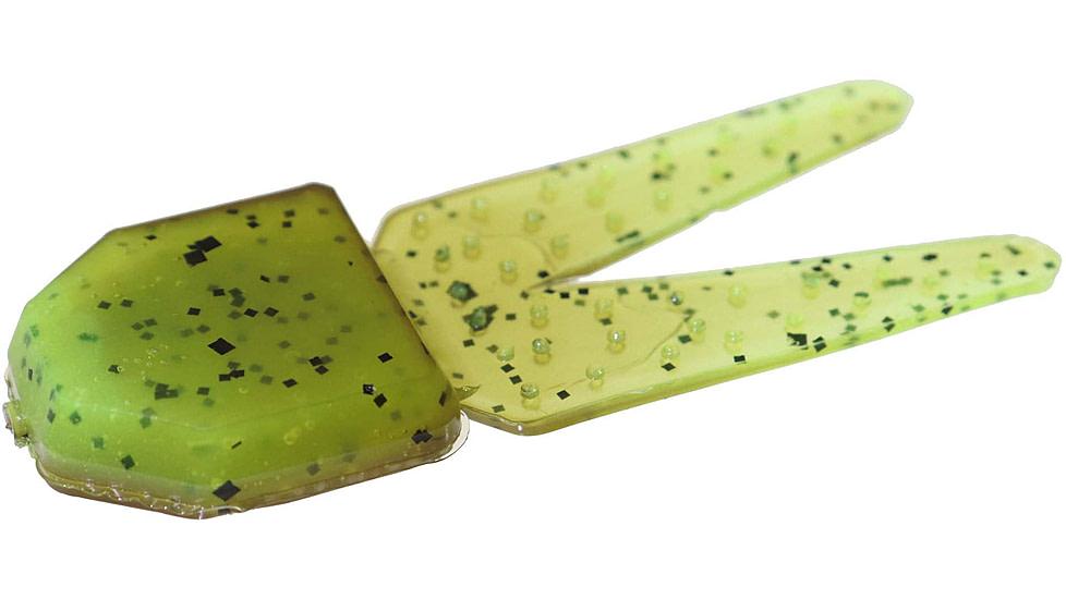 Zoom Big Chunk Jig Trailer, 5 Pack, 3.25in, Summer Craw, 028301X