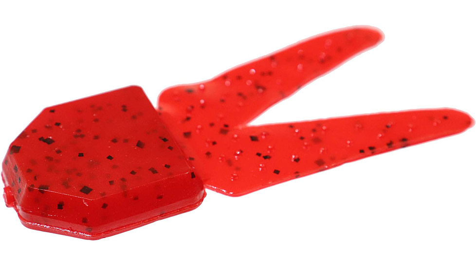 Zoom Big Chunk Jig Trailer, 5 Pack, 3.25in, Tomato Seed, 028084X