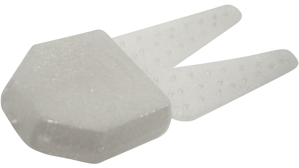 Zoom Big Chunk Jig Trailer, 5 Pack, 3.25in, White Pearl, 028045X