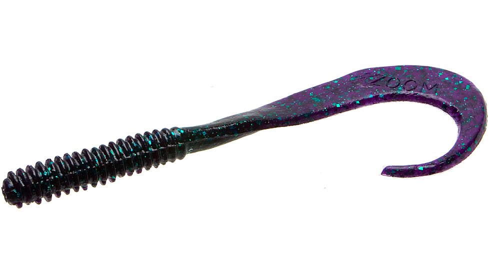 Zoom Big Dead Ringer Worm, 10 Pack, 8in, Junebug, 21005