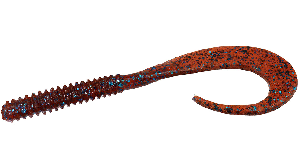 Zoom Big Dead Ringer Worm, 10 Pack, 8in, Moccasin Blue, 021007X