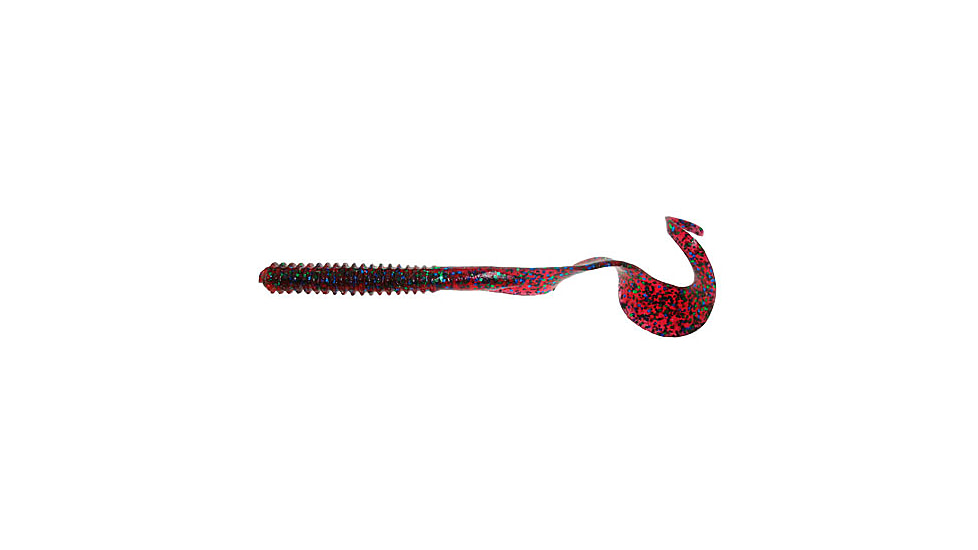 Zoom Big Dead Ringer Worm, 10 Pack, 8in, Plum Apple, 021113X