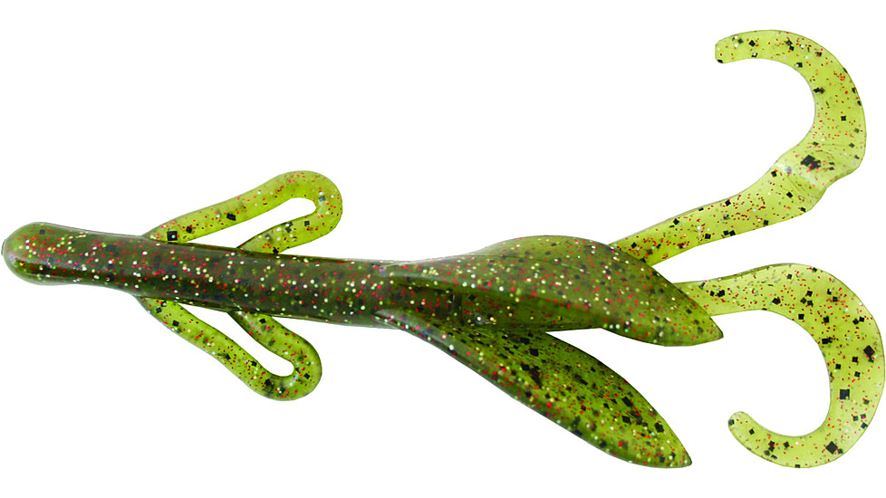 Zoom Brush Hog Creature Bait, 9, 6in, Watermelon Red, 022304-SP