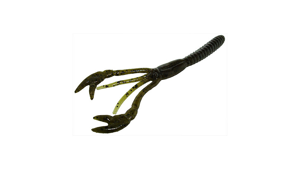 Zoom Craw Bait, 9 Pack, Green Pumpkin, 012025X
