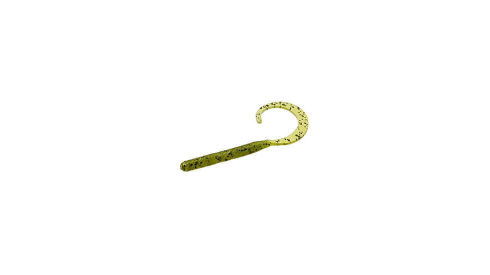 Zoom Curly Tail Finesse Worm, 20 Pack, 4in, Watermelon Seed, 10019