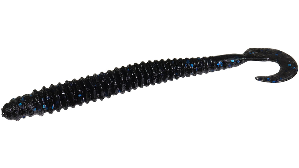 Zoom Dead Ringer Worm, 20 Pack, 4in, Black/Blue, 017072X